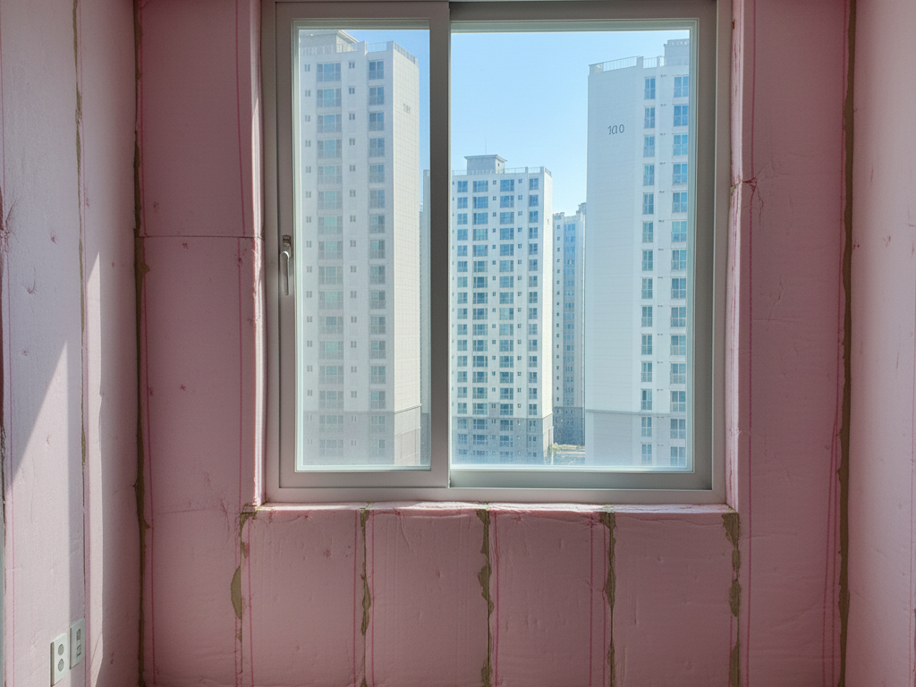 베란다 단열 아이소핑크 시공