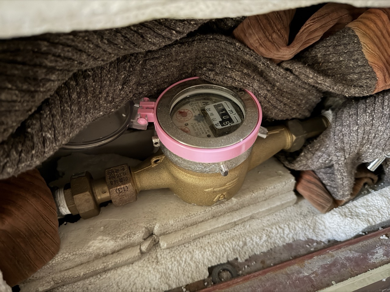 아파트 수도계량기함 보온재